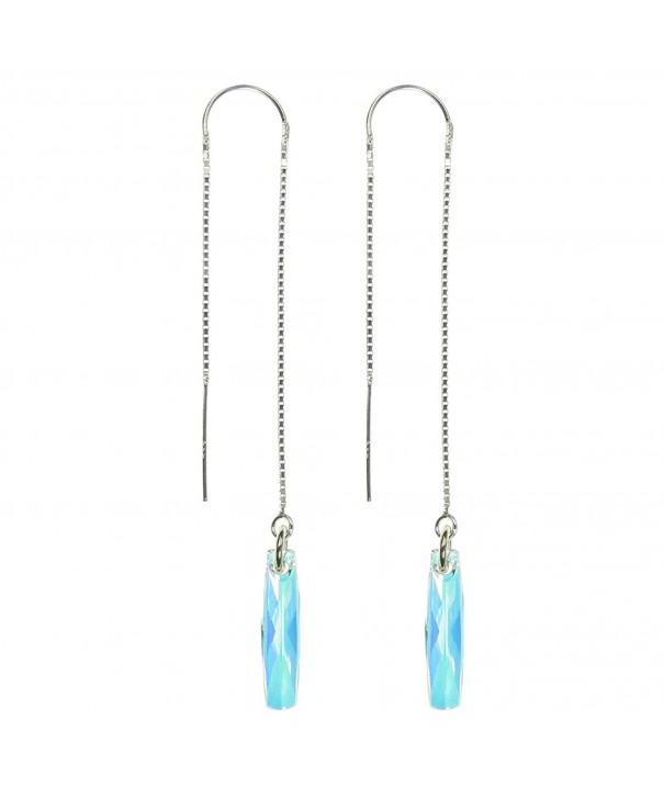 Sterling Swarovski Elements Borealis Earrings