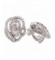 Grace Jun Rhinestone Crystal Earrings