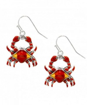 Liavys Red Crab Fashionable Earrings