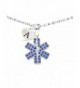 Crystal Paramedic Necklace Jewelry Initial