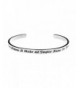 Daughter Distance Inspirational Messaged Bracelet