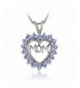 Sterling Silver Tanzanite Pendant Necklace