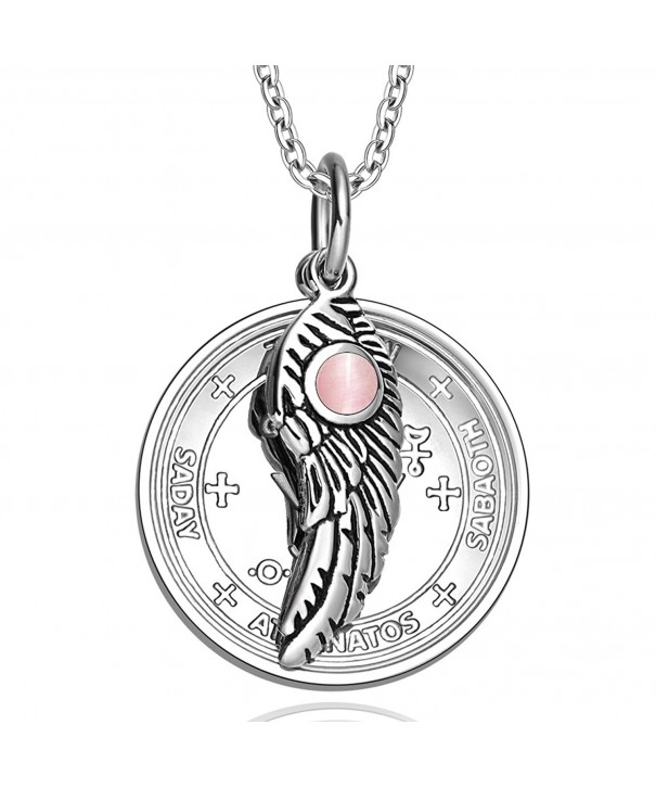 Archangel Michael Amulet Simulated Necklace