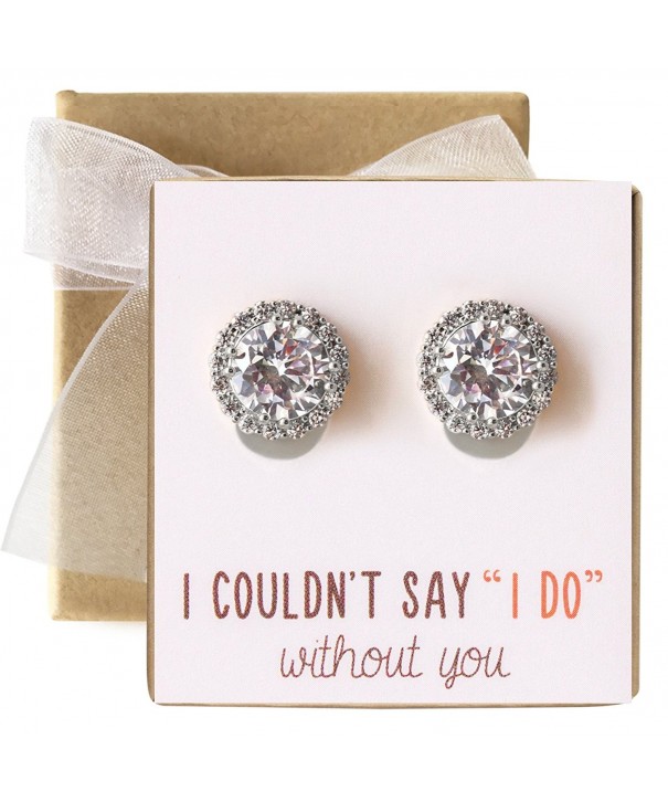 Bridesmaid Clip Earrings Bridal Party