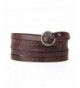 Jenia Engraved Leather Bracelet Multilayer