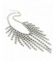 Womens Beaded Fringe Collar Necklace