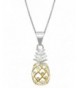 Sterling Silver Pineapple Necklace Pendant