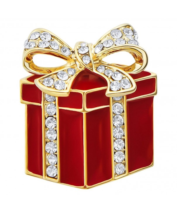 Fashion Jewelry Crystal Bowknot Christmas