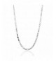 Sterling Diamond Cut Chain Necklace Clasp RHODIUM