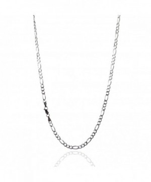 Sterling Diamond Cut Chain Necklace Clasp RHODIUM