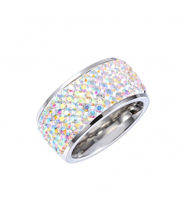 MASOP Fashion Rings Zirconia Silver