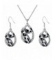 MonkeyJack Rhinestone Teardrop Necklace Earrings