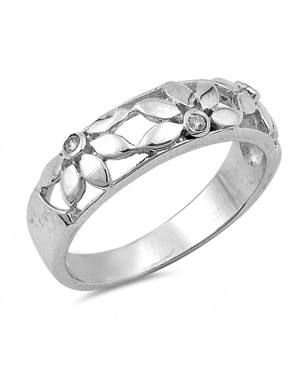 Polished Filigree Sterling Silver RNG16199 8