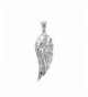 Textured Sterling Silver Angel Pendant