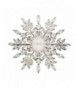 SELOVO Bridal Bouquet Snowflake Simulated
