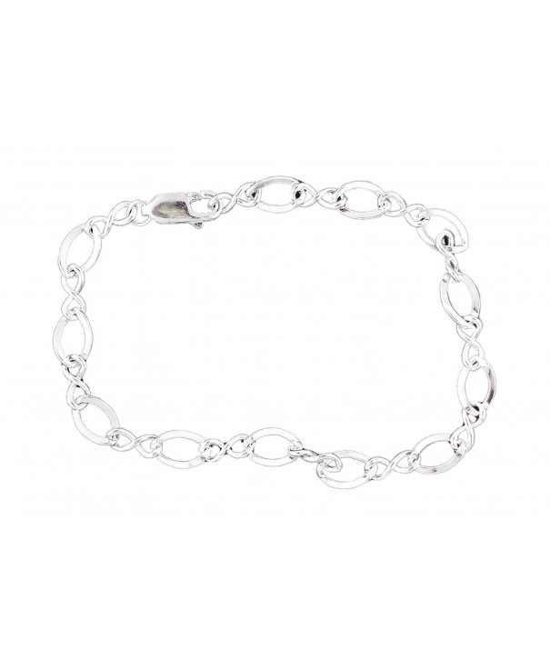 Corinna Maria Sterling Silver Infinity Bracelet