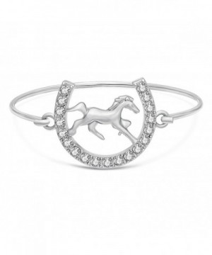 SENFAI Crystal Snaffle Bracelet Jewelry