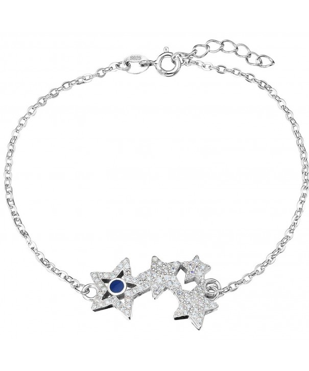 EleQueen Sterling Shining Bracelet Extender