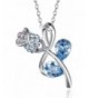 FAPPAC Teardrop Necklace Enriched Swarovski