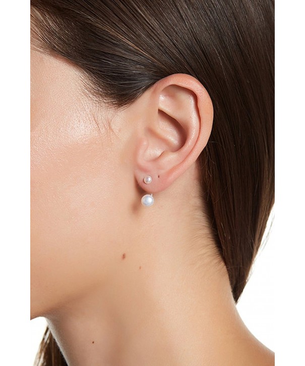 Sterling Silver Freshwater Earring Jacket