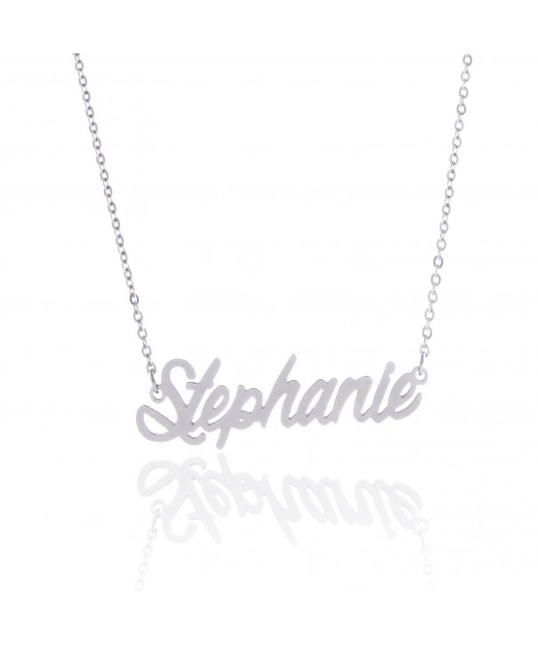 AOLO Minimalist Personalize Necklace Stephanie