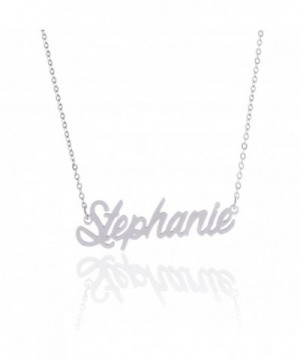 AOLO Minimalist Personalize Necklace Stephanie