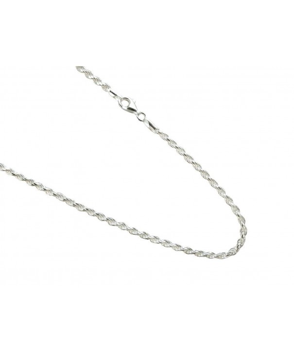 Sterling Silver Diamond cut Italian Necklace