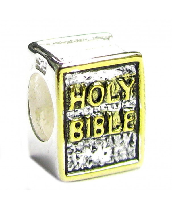 Sterling Silver Bible Gold Tone European