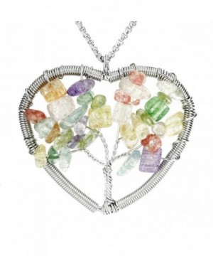Aprilsky Eternal Gemstone Necklace Stainless