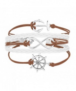 LilyJewelry Infinity Braided Wristband Bracelets