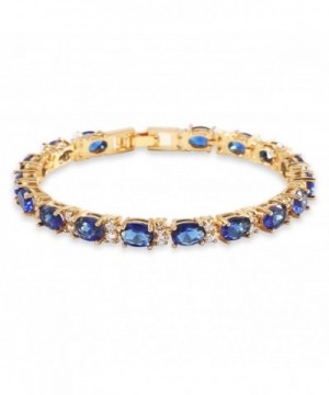 GULICX Bracelet Sparkling Sapphire Zirconia