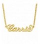 Personalized Necklace Brass Custom Inches