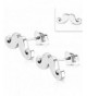 Stainless Steel Mustache Beard Earrings