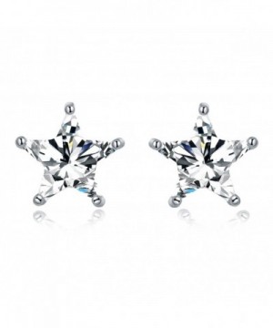 Sparkling Earrings Sterling Zirconia Eternity