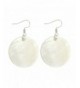 Natural Silver Dangle Earrings Jewelry