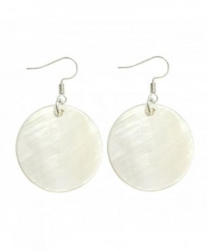 Natural Silver Dangle Earrings Jewelry