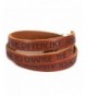 Serenity Prayer Designer Leather Bracelet