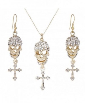 EVER FAITH Halloween Necklace Earrings