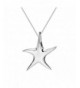 Whimsical Starfish Sterling Silver Necklace