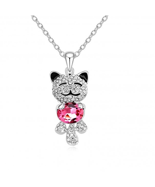 CASOTY Lucky Crystal Necklace Pendant