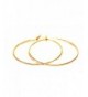 Large Hoop Earrings Simple Hoops