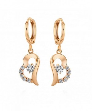 YAZILIND Plated Zirconia Earrings Dangle