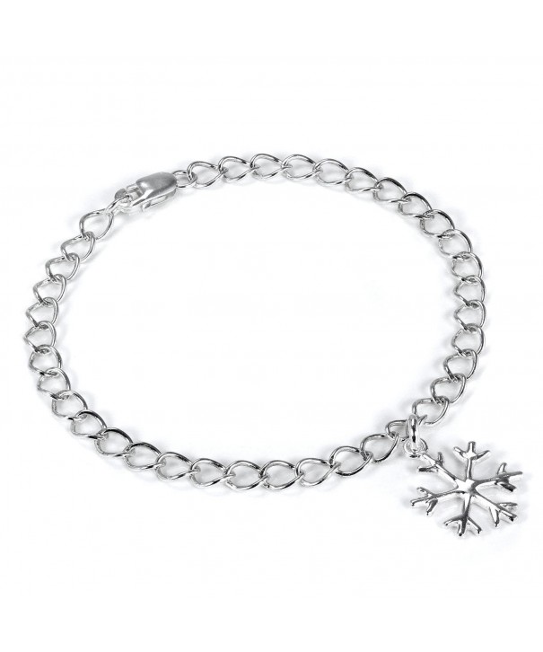 Sterling Silver Winter Snowflake Bracelet