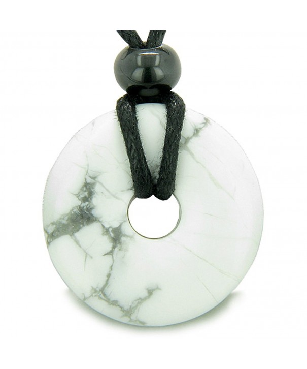 Howlite Crystals Healing Pendant Necklace