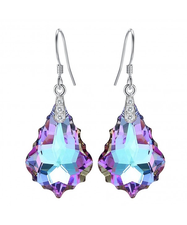 EleQueen Sterling Earrings Swarovski Crystals