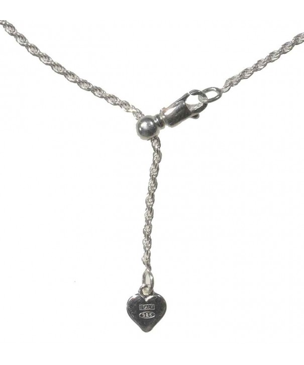 Sterling Silver Adjust Diamond Cut Chain