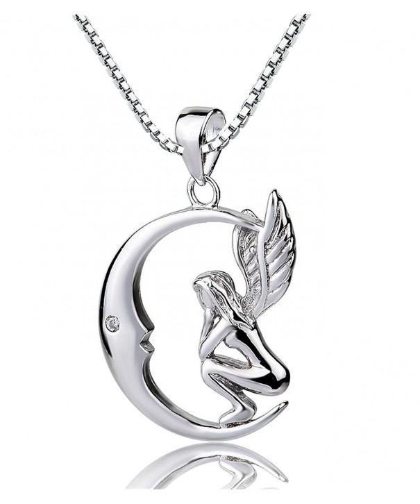 Sterling Silver Fairy Pendant Necklace