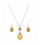 YAZILIND Waterdrop Earring Necklace Jewelry