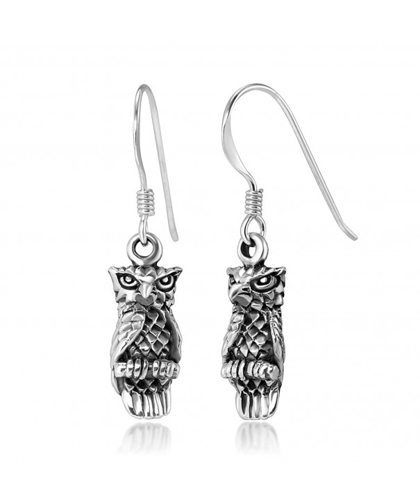 Stelring Silver Detailed Vintage Earrings