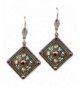 Anne Koplik Earrings Textured Swarovski